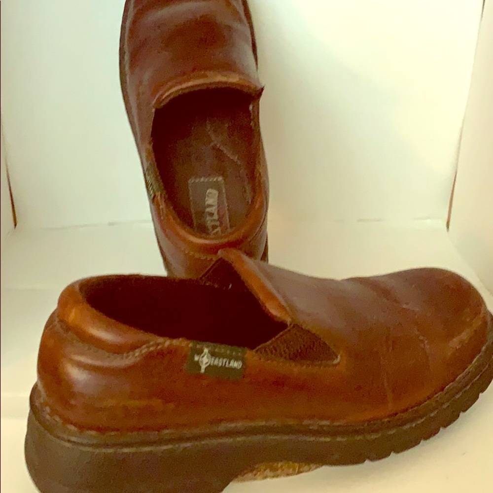 Eastland Brown Leather Loafers